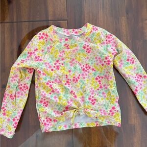 Old Navy Kids Floral Rashguard - Pink, Yellow, Blue
